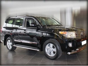 Защита штатного порога 53 мм для Toyota Land Cruiser 200 № LCN2012_7